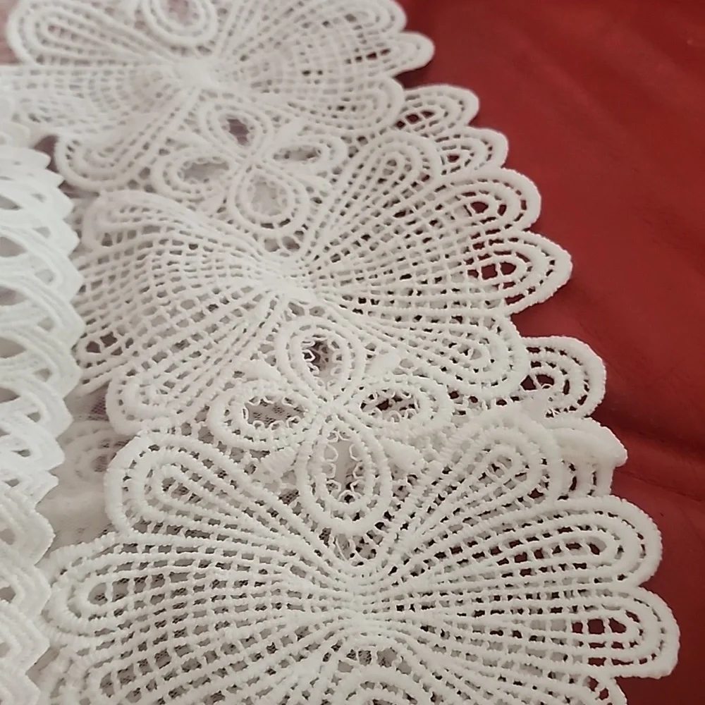 Lace Crop Top with Tulle Bell Sleeves Chelsea size small  like new without tag - Picture 11 of 12